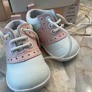 Angel Baby Pink Saddle Shoe